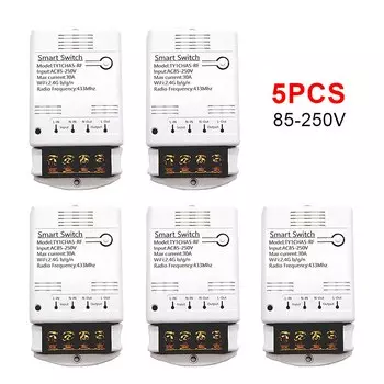 5 шт. Scimagic-RC беспроводной умный Wi-Fi релейный переключатель 4000 Вт