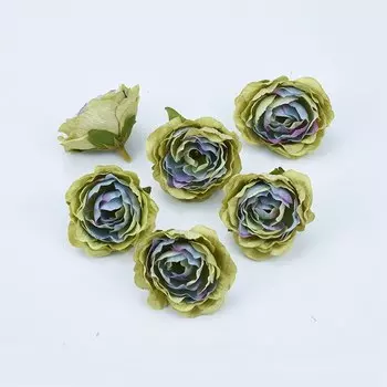 5 шт. шелковые ретро-розы для декора smr