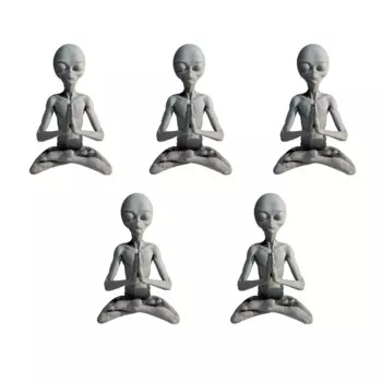 5 шт., статуя инопланетянина для медитации и творчества
