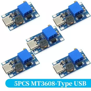 5 шт. Stlxy MT3608 повышающий преобразователь 28В 2А