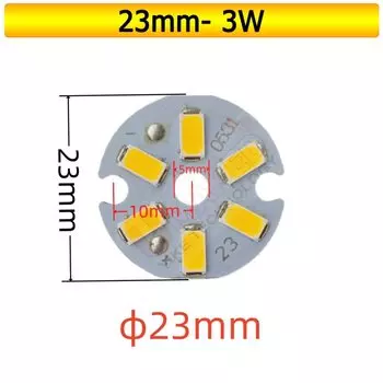 5 шт. светодиодная печатная плата Umaked DB-3-23 3 Вт