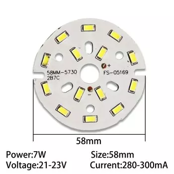 5 шт. светодиодные чипы LCFOCUS 7 Вт для светильника