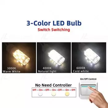 5 шт., светодиодные лампы Lebeisenf G9 3 цвета 5-12Вт