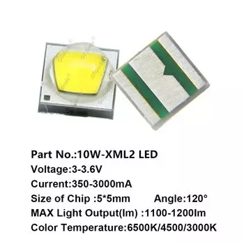 5 шт. светодиодов OTdiode 5050-T6 XMLL2 5-10 Вт