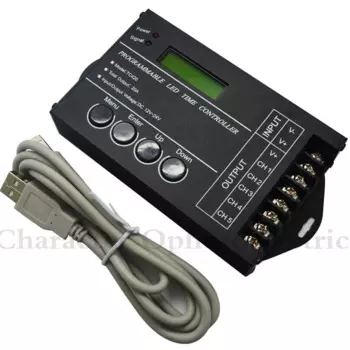 5 шт. TC420 программируемый по времени светодиодный контроллер RGB DC12V-24V 5-канальный светодиодный диммер синхронизации Общий выход 20A Общий анод с USB-продом