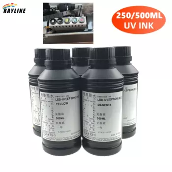 5 шт. УФ-чернила для Epson 1390 1400 1410 R280 R290 R330 L800 L805 L1800 XP600 TX800 для DX4 DX5 DX6 DX7 печатающая головка УФ-принтера