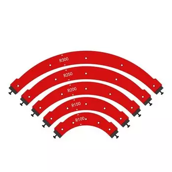 5 шт. угловые шаблоны для фрезерования KPXIN