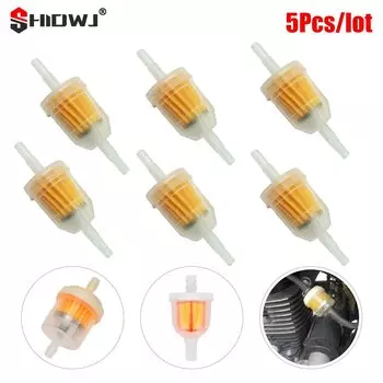 5 шт. Универсальный мотоциклетный маленький двигатель Fram пластиковый топливный бензиновый фильтр с магнитом Профессиональный мотоциклетный масляный фильтр