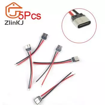 5 шт. USB Type-C 2P соединительный кабель ZLinKJ
