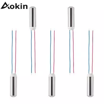 5 шт. Вибрационный двигатель AOKIN 7x25 мм 1,5-3 В