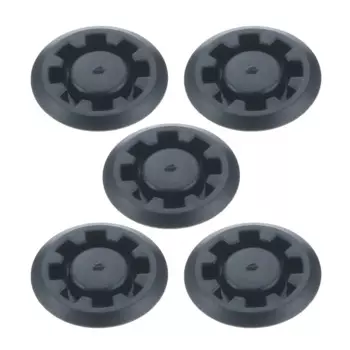 5 шт. заглушки для фиксации дверного замка автомобиля, заглушки, колпачки, прокладки, подходят для Toyota RAV4, пластиковая резиновая крышка для двери, автомобильные аксессуары
