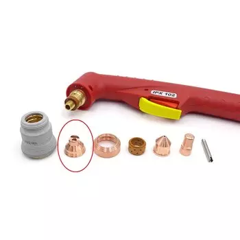 5 шт. защитная чашка 40-120A ISM6664 ISM6665 расходные материалы для плазмы для ручного фонаря IPX102