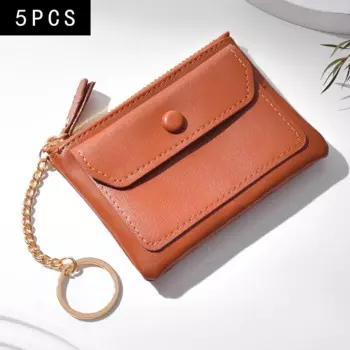 5 шт., Женский кошелек для монет и банковских карт