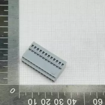 5 шт., Женский Разъем 284224-1 MQS, серый корпус 24P