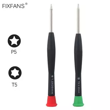 5-точечная 1,2 мм P5 Pentalobe отвертка и набор прецизионных звездочек T5 Torx для MacBook Pro и Air Retina, набор инструментов для ремонта
