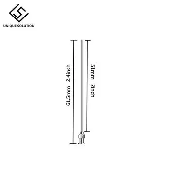 5 упаковок — дозирующая игла длиной канюли 100 мм, 150 мм, 200 мм, 300 мм, 500 мм (8 г, 10 г, 12 г, 14 г... 27 г (опционально) — тупой наконечник, цельнометаллический