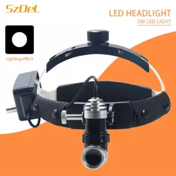 5 Вт стоматологический медицинский головной светильник для полости рта, хирургический ухо, нос и горло, ортопедический головной светильник, встроенный светодиодный светильник