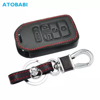 5BTN Кожаная Обложка для автомобильного ключа Smart Remote Fobs чехол, автомобильные аксессуары для Honda Accord Hybrid CR-V Passport vision Pilot 2020 2021