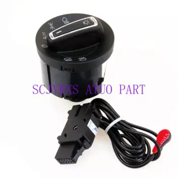 5GG941431D хромированный переключатель автомобильных фар с противотуманным светочувствительным модулем для VW Golf 7 MK7 Polo Tiguan Touran 5GG 941 431D