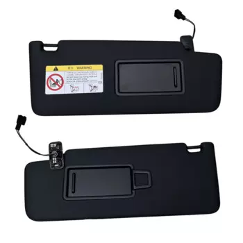 5GG 857551 Черный передний солнцезащитный козырек с зеркалом для макияжа для VW Golf 7 Passat B8 CC Jetta MK7, аксессуары для салона автомобиля, солнцезащитный козырек