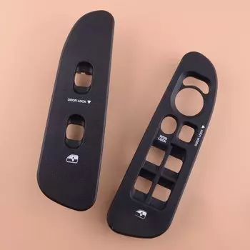 5HZ7 1XDVAE 1 пара автомобильных черных передних оконных переключателей панель ободок подходит для Dodge Ram 1500 2500 3500 2005 2004 2003 2002 LHD 5HZ72XDVAC