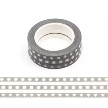 Mengtai Geometry Slim Washi Tape 5 мм х 10 м