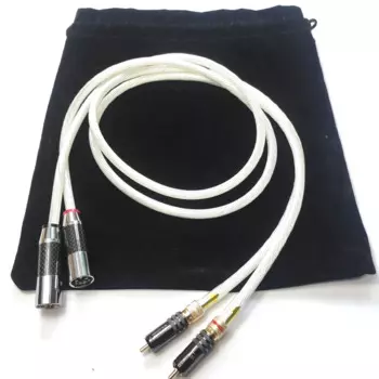 5NOCC однокристальный серебристый + WBT Золотой Rca разъем 2 RCA на 2 XLR аудиофилы аудио кабель для домашнего кинотеатра DVD ТВ усилитель CD