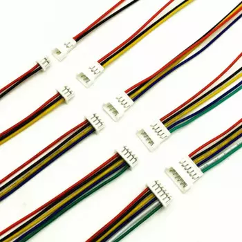 LUOHONGDA JST 1.25 MX1.25 разъем штекер-мама 2P-6P 10/15/20 см