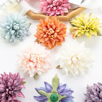 Искусственные цветы шелковые герберы 5 шт.