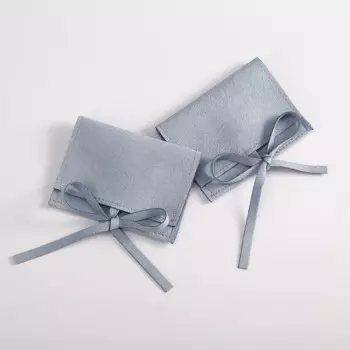 5 шт., синие сумочки из микрофибры Weikende для украшений