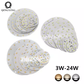5 шт. Светодиодная панель QINGYING SMD2835 3-24 Вт