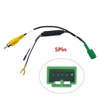 5Pin для Isuzu D-MAX/Suzuki Vitara/Mitsubishi Pajero 4WD, оригинальная заводская камера, видеовыход, кабель-адаптер для камеры заднего вида