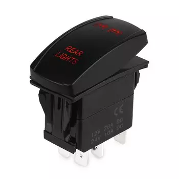 5pin лазерный кнопочный клавишный тумблер синий светодиодный бар свет авто светодиодный свет бар кулисный переключатель Водонепроницаемый 12В