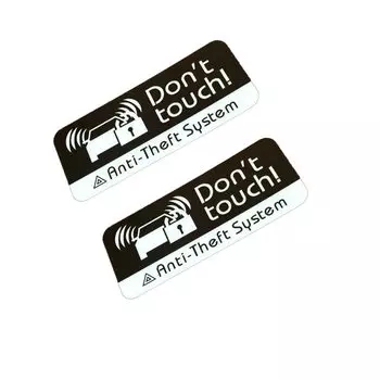 5x2 см, 2 шт., предупреждение о мотоцикле, не сенсорная GPS противоугонная система, наклейки на окна автомобиля для Suzuki, наклейки