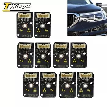 5X белые фотообои для 2018 2019 BMW 5 series G30 G31 G32 GT F90 M5 520i 530i 540i DRL приспосабливающаяся лампа дневного света