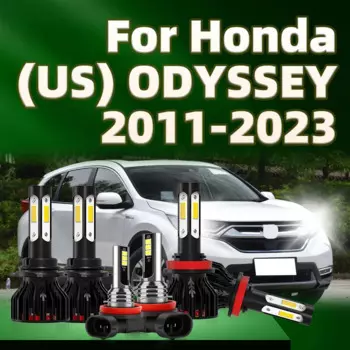 6000 лм фонарь головного света HB3 H11 Turbo Lamp 2011 K, белая противотуманная лампа для Honda (US) ODYSSEY 2012 2013 2014 2015 2016 2017 18-2023