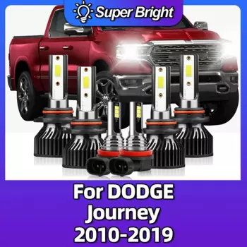 6000K 100W автомобильная лампа, лампы головного света для DODGE Journey 2010 2011 2012 2013 2014 2015 2016 2017 2018 2019