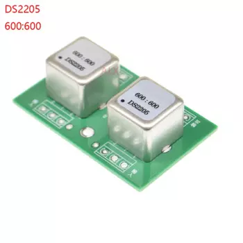 600:600 audio DS2205 пермаллой аудио изоляционный трансформатор, сбалансированное небалансированное преобразование