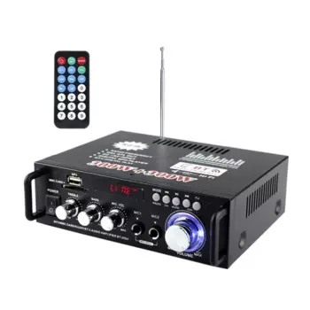 600 Вт Bluetooth стерео усилитель звука для автомобиля Home Hifi Музыка SD USB FM AMP 12 В/220 В