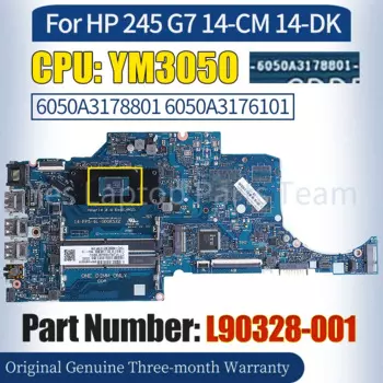6050A3178801 6050A3176101 для HP 245 G7 14-CM 14-DK Материнская плата ноутбука стандарта YM3050 100% протестированная Материнская плата ноутбука