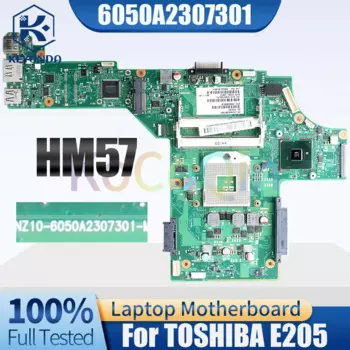 6050А 2307301 Материнская плата для ноутбука TOSHIBA Satellite E205 HM57 V 000208010 6050А 2307301 -MB-A02 Материнская плата ноутбука полностью протестирована