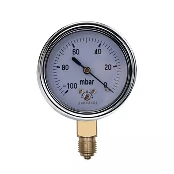 -60 ~ 0, -100 ~ 0mbar отрицательный манометр