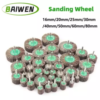 Шлифовальный диск SI FANG для Dremel, 60/80/120 Grit, 16/20/25/30/40/50/60/80 мм