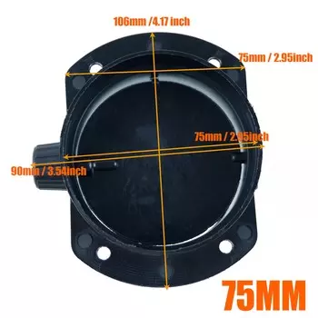 60 мм 75 мм клапанная заслонка, регулируемый воздушный дизельный нагреватель, вентиляционное отверстие, ветка, разветвитель выхлопной трубы, разъем для автомобиля