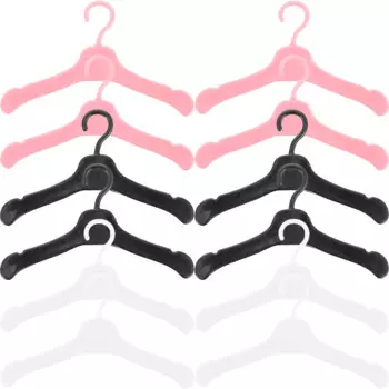 60 Pcs Mini Hangers Plastic Clothes Storage Rack Accessories Hanging Tiny Room ganize Display Durability Safe Use Not Break