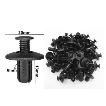 60 шт. автомобильный зажим для крепления, пластиковый винт, заклепка-зажим, зажим-держатель, Кнопочная Пряжка для Mercedes-Benz C400 C32 C43 C450 C55 C63 Citan