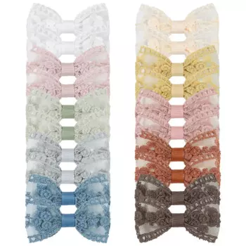 60 шт./партия, детские кружевные заколки для волос, 2,75 дюйма