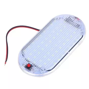 60 светодиодов, 12-85 в, лампа для чтения потолочного светильника на крышу автомобиля, высокая яркость
