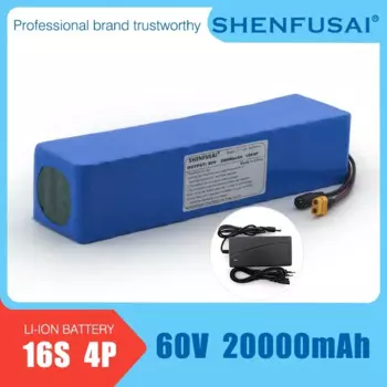 60 В литиевый аккумулятор 16S4P 1000 Вт-2500 Вт электрический велосипед инвалидная коляска мотоцикл скутер аккумулятор для хранения энергии + зарядное устройство 67,2 В