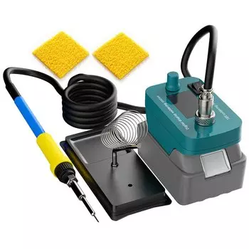 60 Вт электрический беспроводной паяльник комплект для Makita 18 В батарея 220 В паяльная станция портативные инструменты для ремонта тепла для Makita BL1830